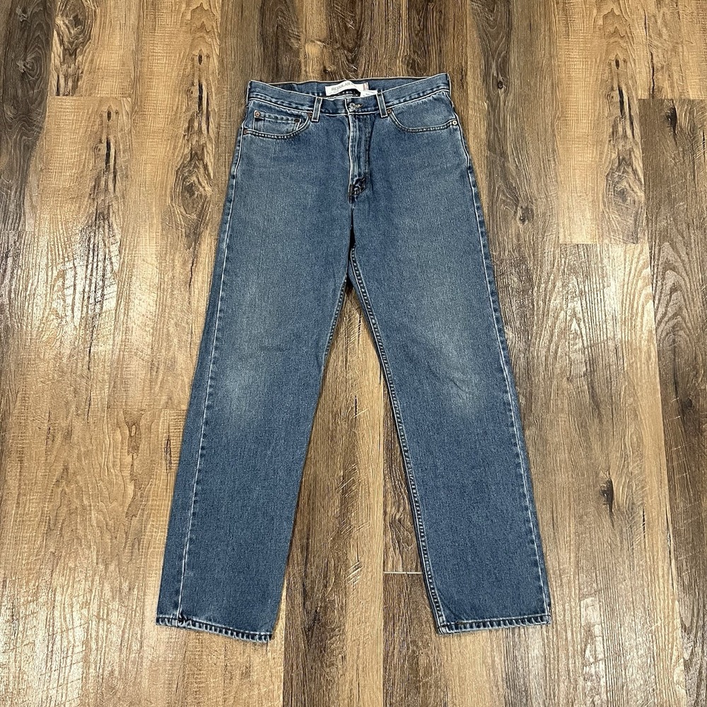 Vintage 2004 Y2K Mens Levis 505 Straight Leg Jeans Medium Wash Size 34x34